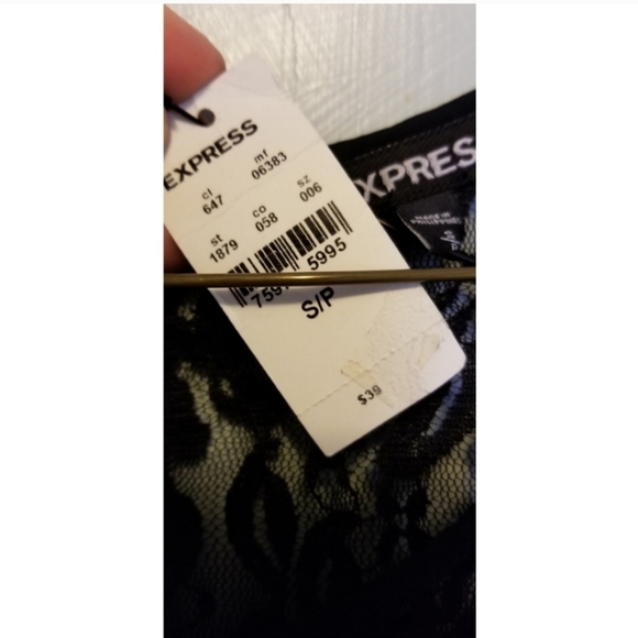 Express Women's Lace Top S - Picture 3 of 3